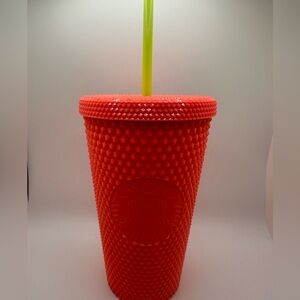 Starbucks Summer 2022 Studded Cold Cup Tumbler Dragonfruit Pink 16oz Grande